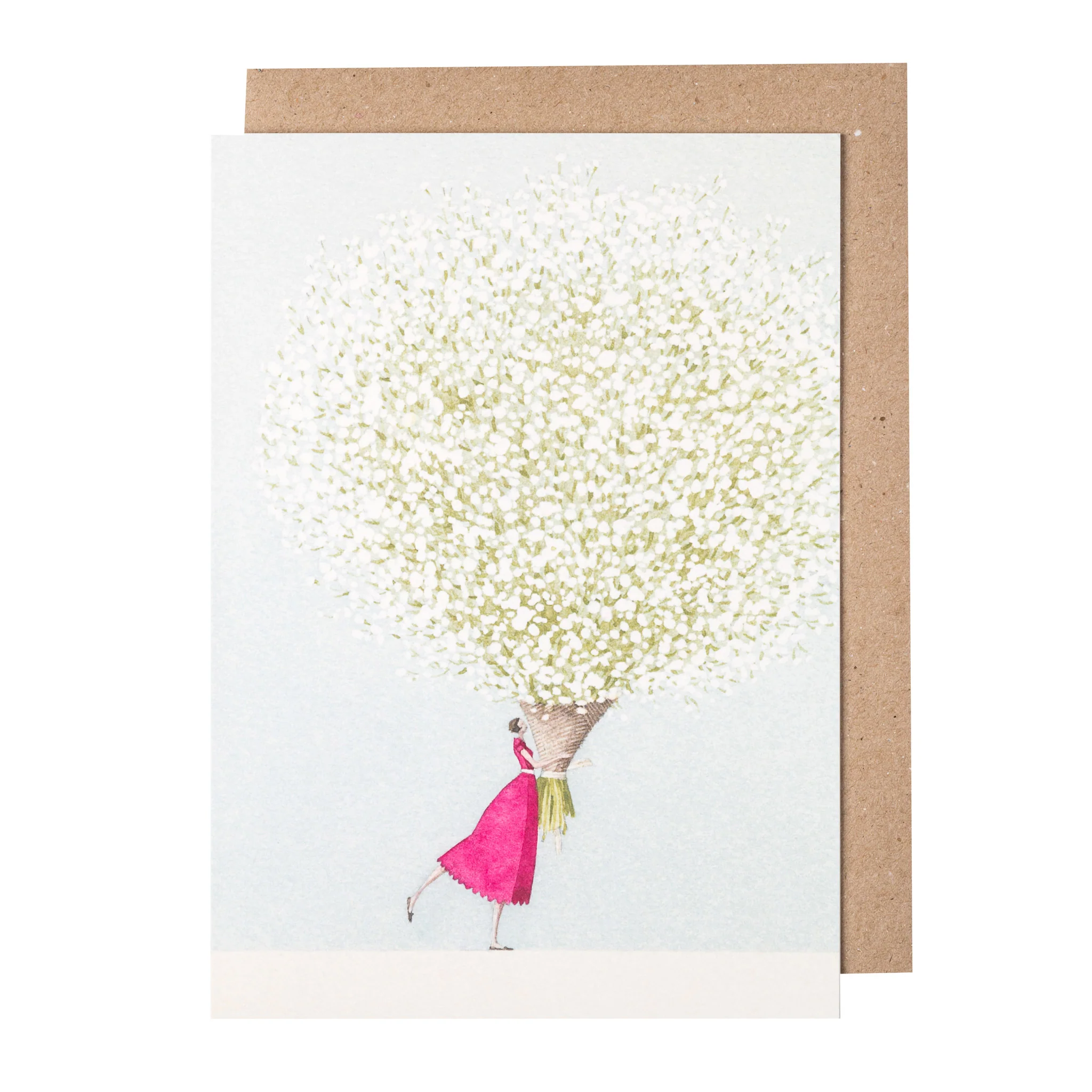 Grußkarte "BABY'S BREATH" von Laura Stoddart