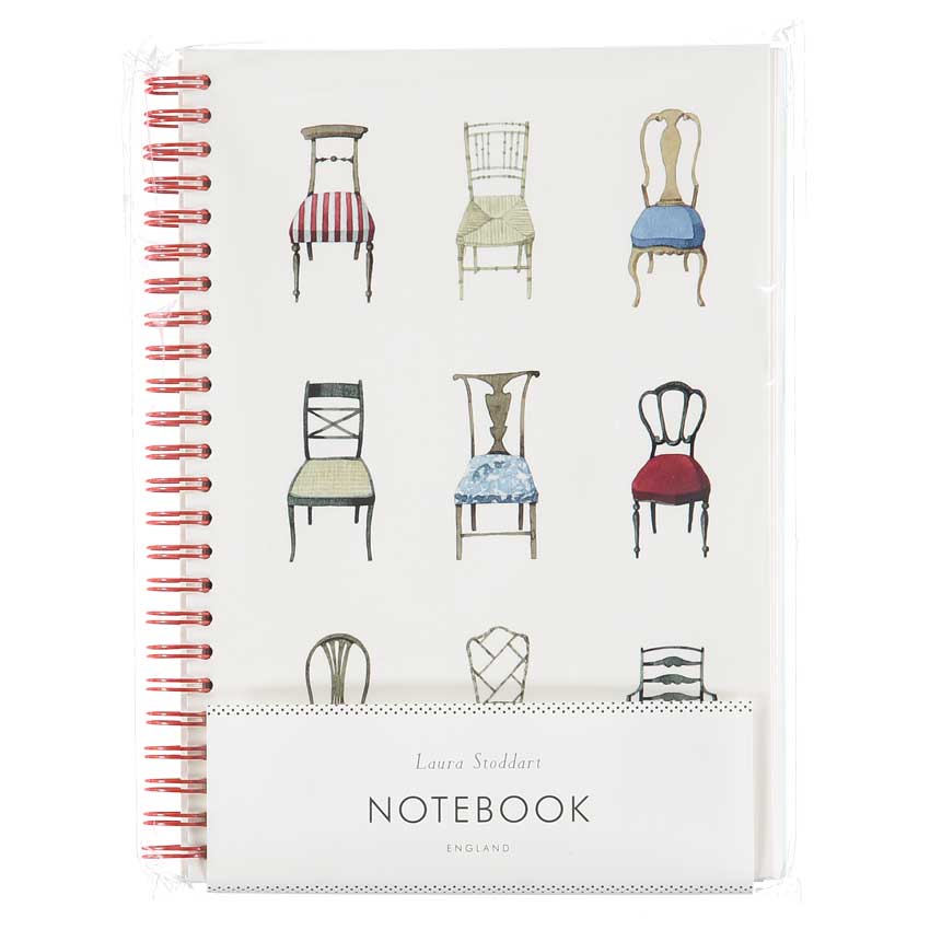 Notizbuch / Notebook "MUSICAL CHAIRS", Format DIN A5 von Laura Stoddart