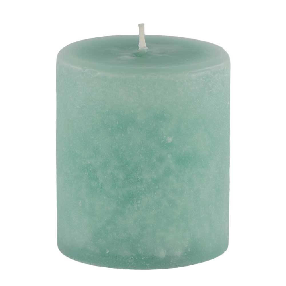 Schulthess Stumpenkerze ohne Duft - Farbe Hemlock green