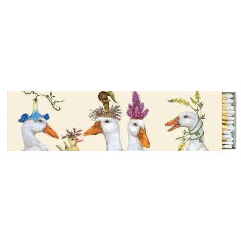 Zündhölzer / Long Matches "DUCKS IN A ROW" von PPD