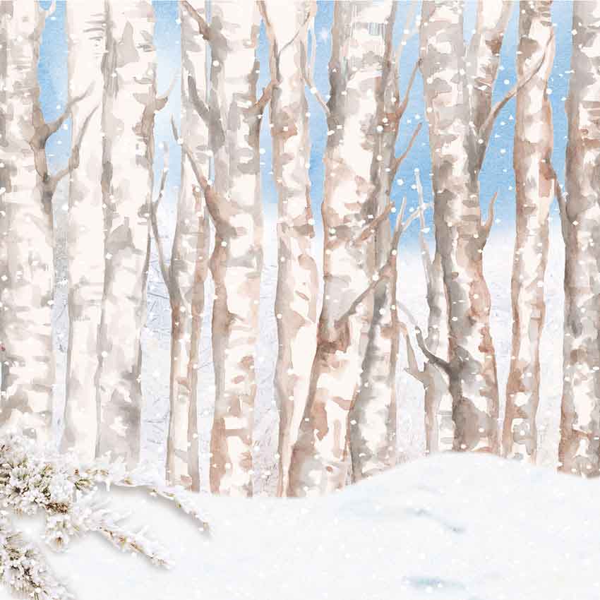 "Winter Wonderland", große Papierservietten von PPD