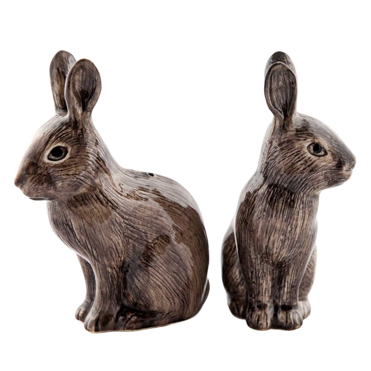 Wildhasen - die Salz und Pfeffer Streuer von Quail Ceramics