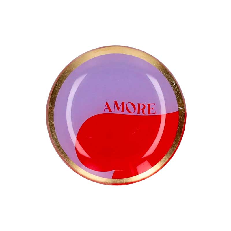 Love Plates - Glasteller "Amore" von Gift Company