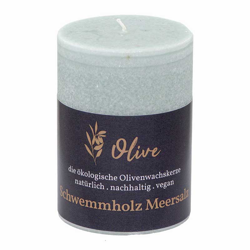Schwemmholz - Meersalz / Olivenwachs Duftkerze von Schulthess Kerzen