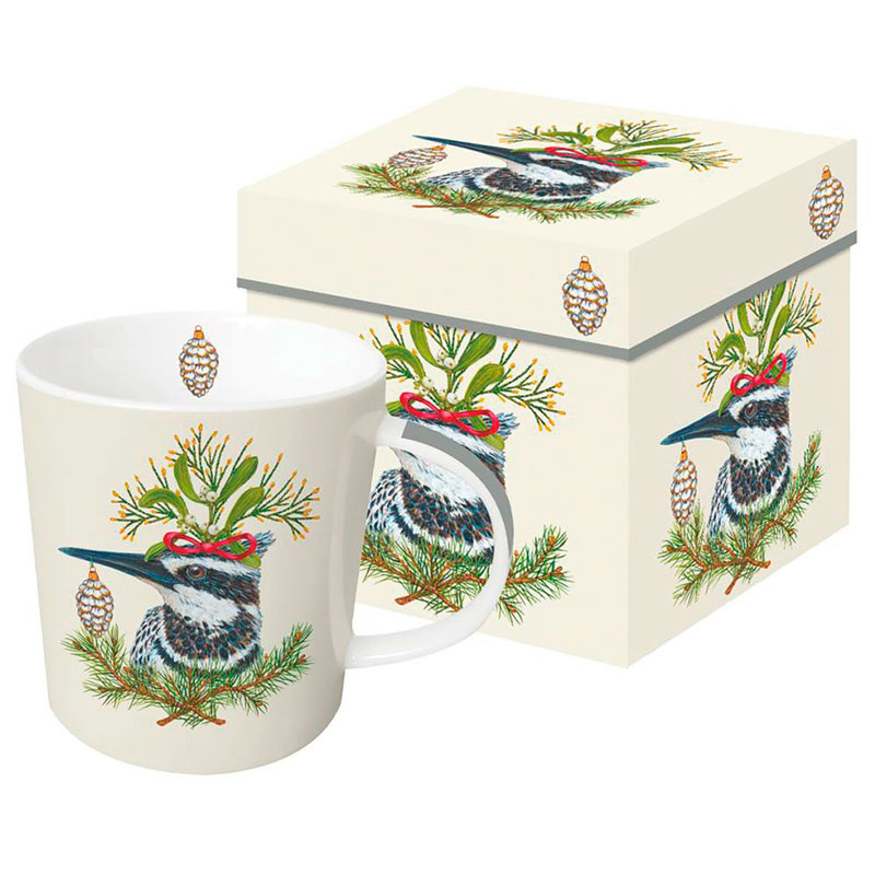 "Kingfisher Holiday" -  Trend Mug und Geschenkebox von PPD