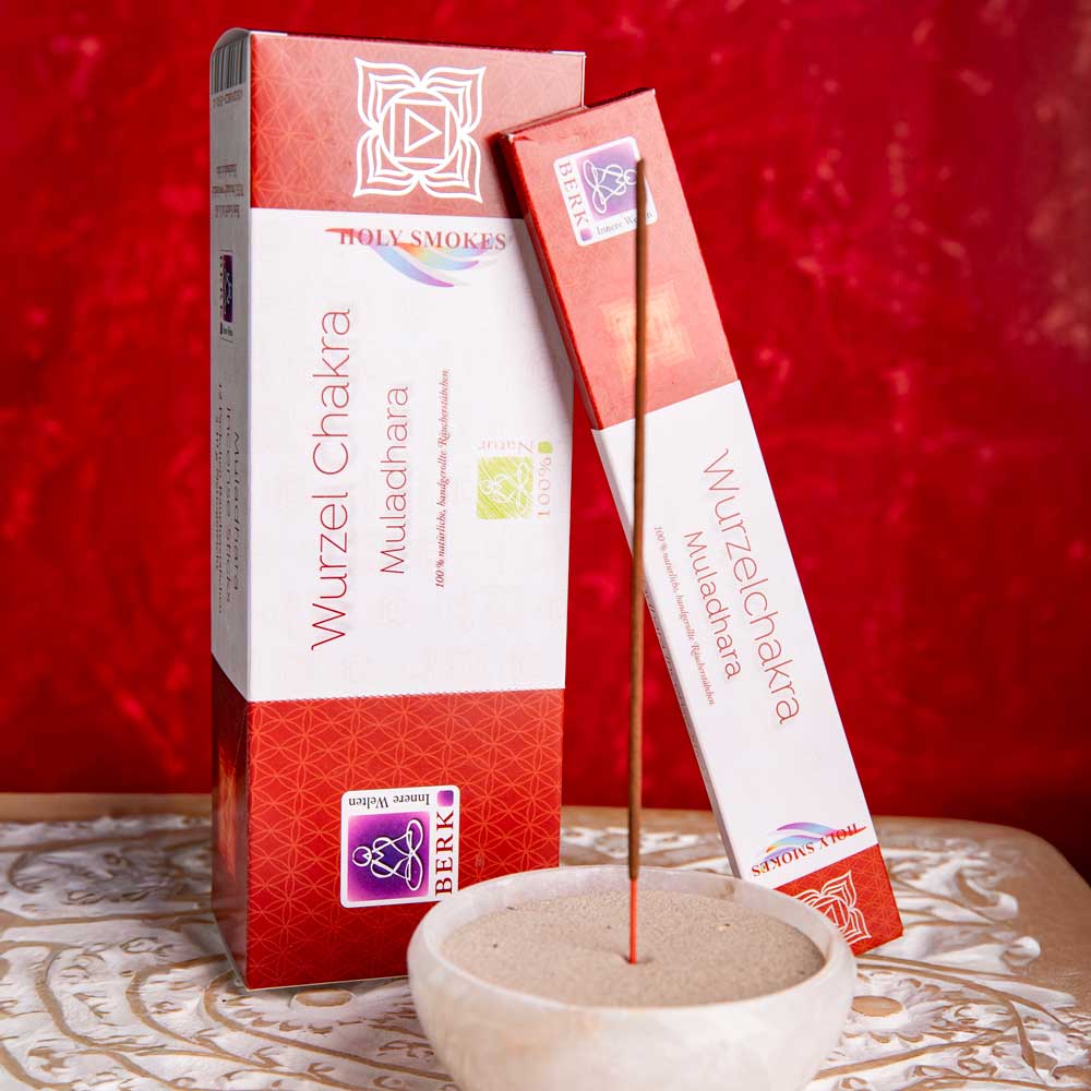 Räucherstäbchenset "Wurzelchakra" aus der Chakra Line - Räucherwerke von Berk