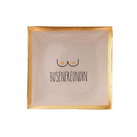Love Plates - Glasteller "Busenfreundin" von Gift Company