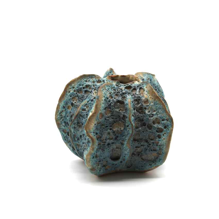 Kleine Vase "Lufa Meerblau" - von Floral Trading 