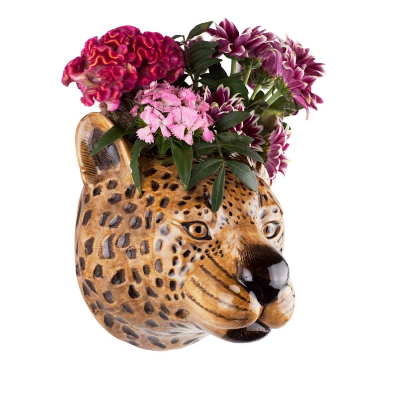 Leopard / die große Wandvase von Quail Ceramics