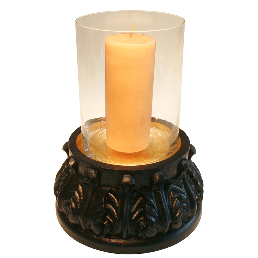 Kerzenständer CHAN 3 mit Glaszylinder