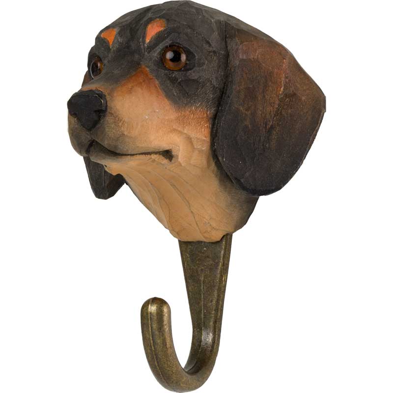 Kleiderhaken "Dachshund "- Handwerkskunst von Wildlife Garden