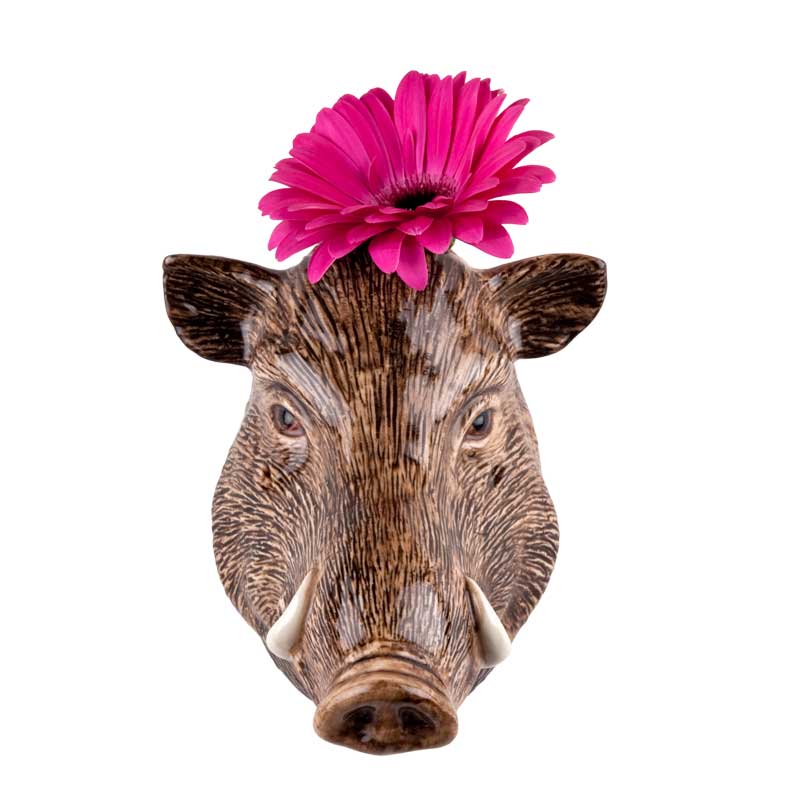 Wildschwein - die große Wandvase von Quail Ceramics