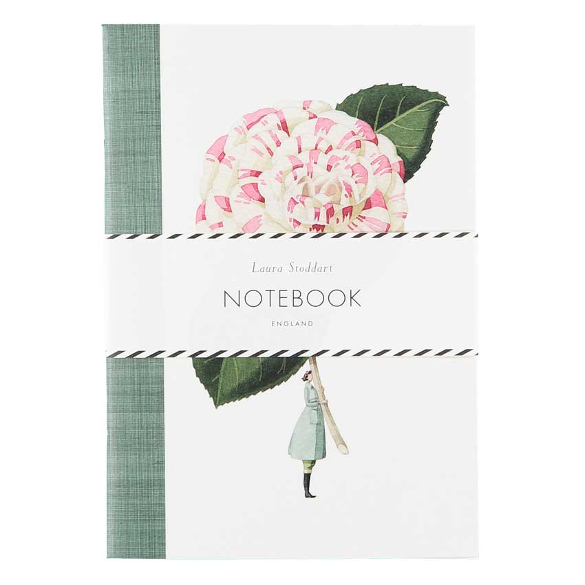 Notizbuch / Notebook "IN BLOOM", Format DIN A5 von Laura Stoddart