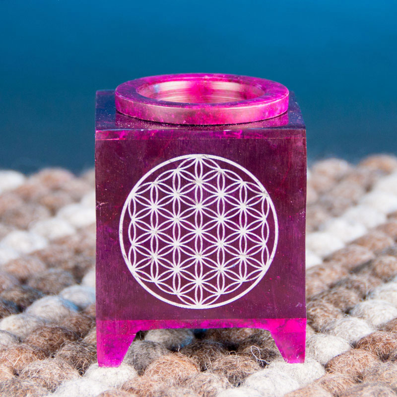 Aromalampe - Blume des Lebens - für ätherische Duftöle