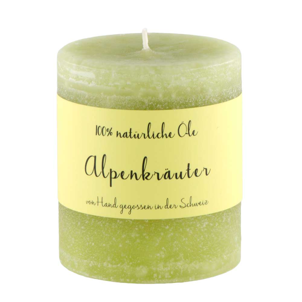 Alpenkräuter - Schulthess Duftkerze mit 100% reinen Naturölen