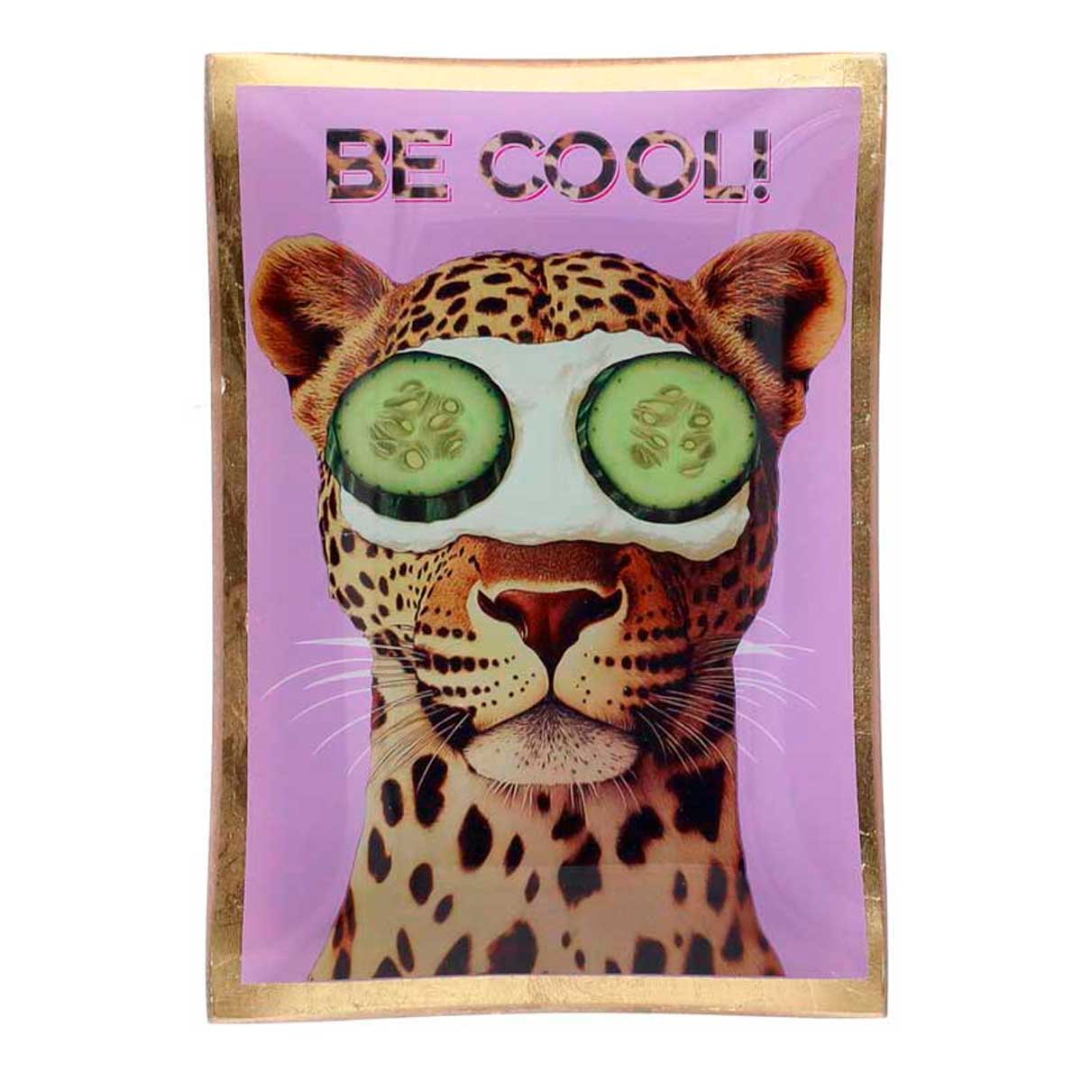 Love Plates - Glasteller "Be cool" von Gift Company