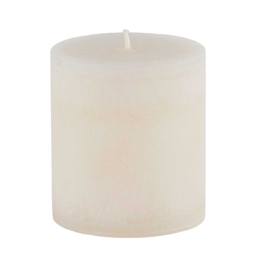 Schulthess Stumpenkerze ohne Duft - Farbe chamois