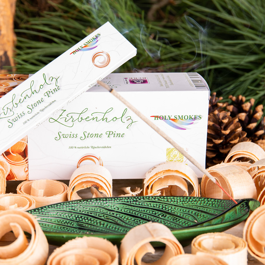 Zirbenholz Räucherstäbchen von Berk – 100 % natürliche Duftstäbchen mit ätherischem Zirbenöl, fördern Entspannung, Klarheit und ein wohltuendes Raumklima.