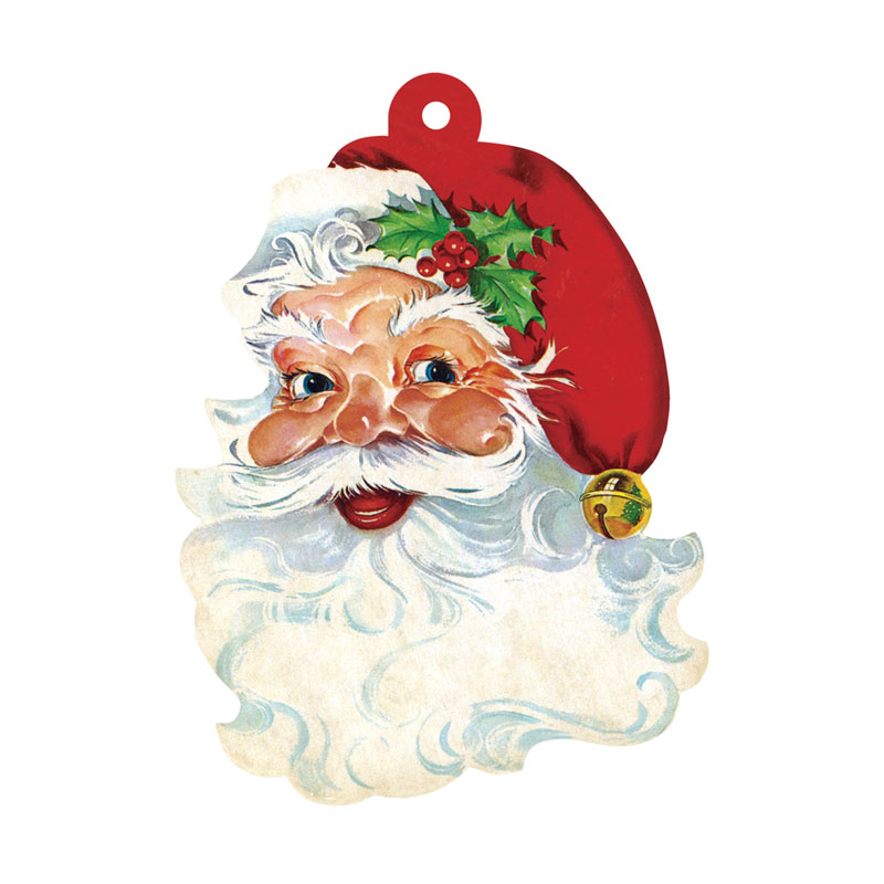 Gift Tag - Geschenk Anhänger "SANTA" von Hester & Cook