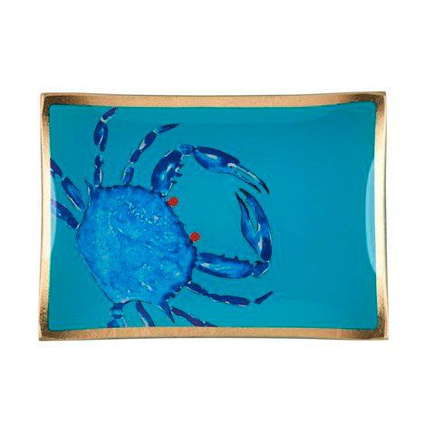 Love Plates - Glasteller "Krabbe" von Gift Company