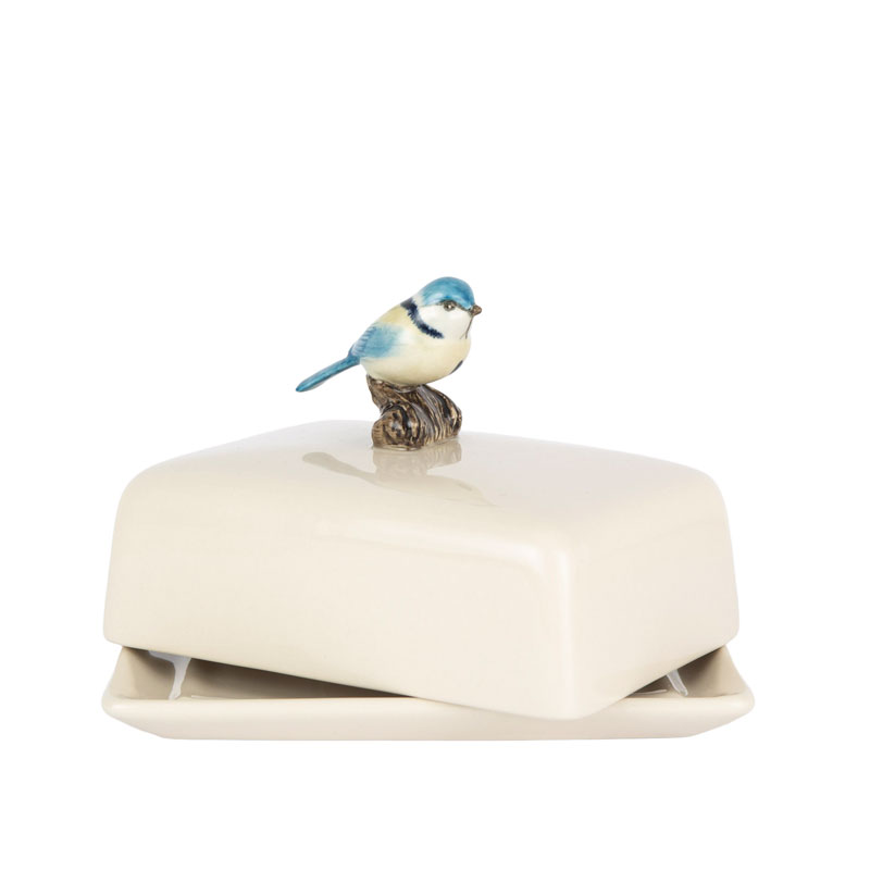 Butterdose  "Blaumeise" - von Quail Ceramics