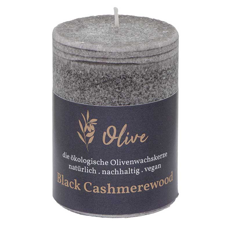 Black Cashmerewood / Olivenwachs Duftkerze von Schulthess Kerzen