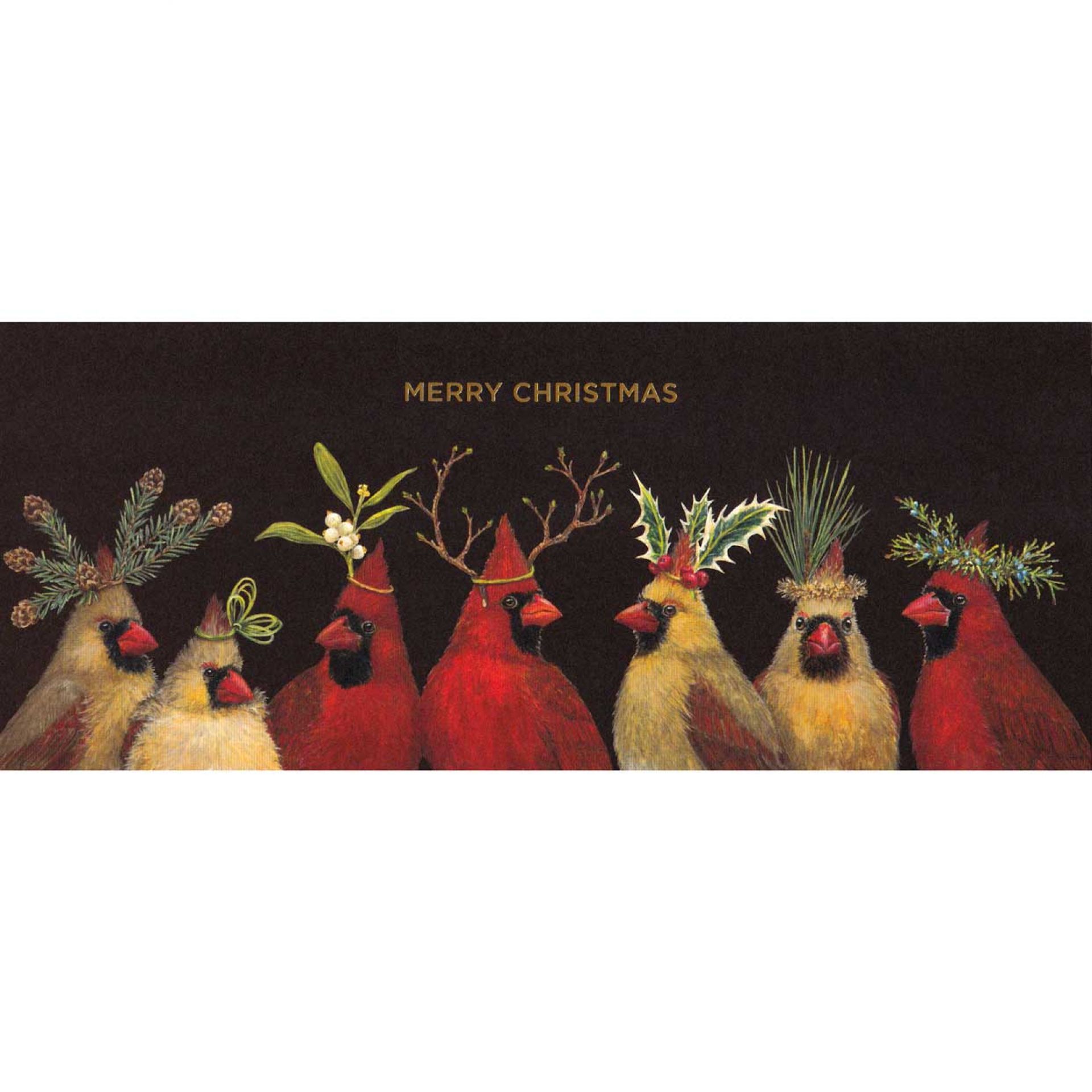 Weihnachtskarte "CHRISTMAS CARDINALS" von Hester & Cook